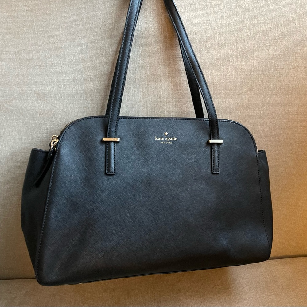 Kate Spade Black Leather tote